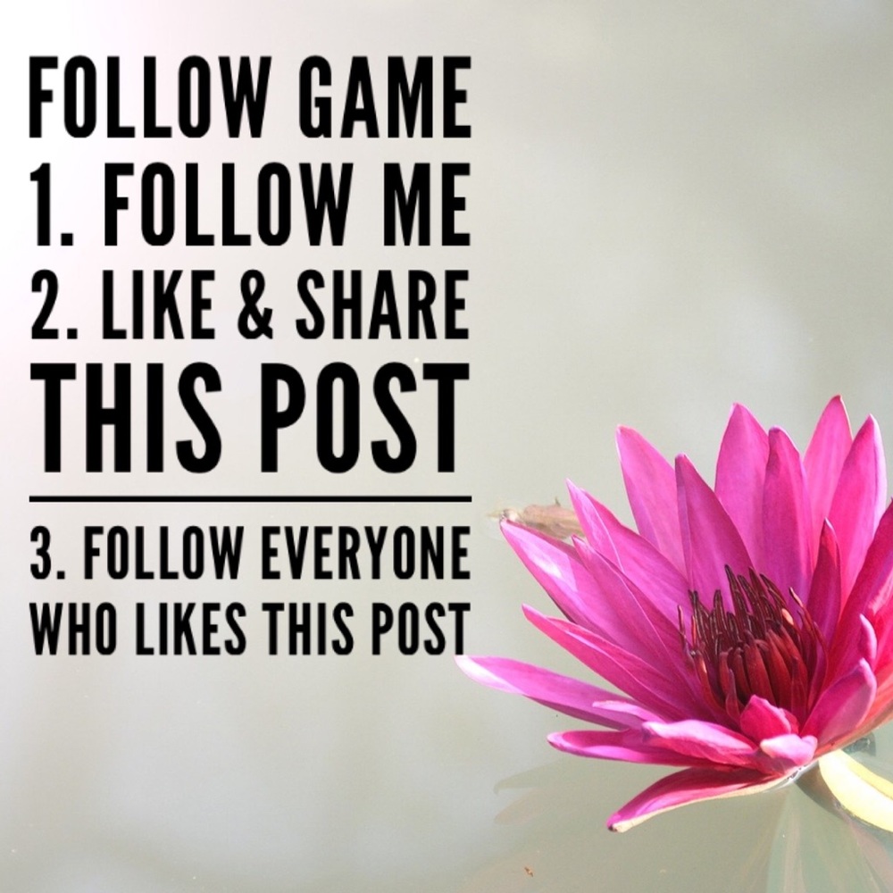 🌸FOLLOW GAME! LIKE, SHARE & FOLLOW🌸